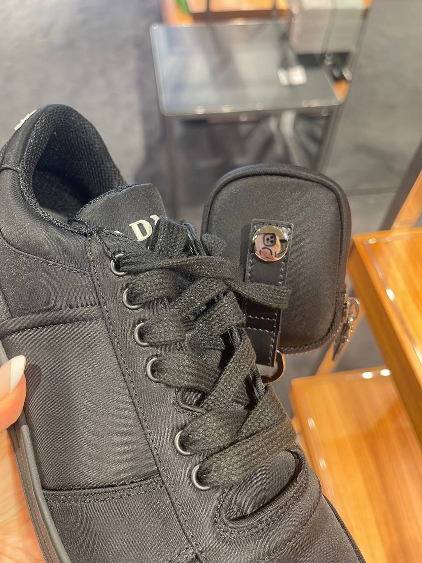 PRADA Sneakers side view - Men's luxury Shoes