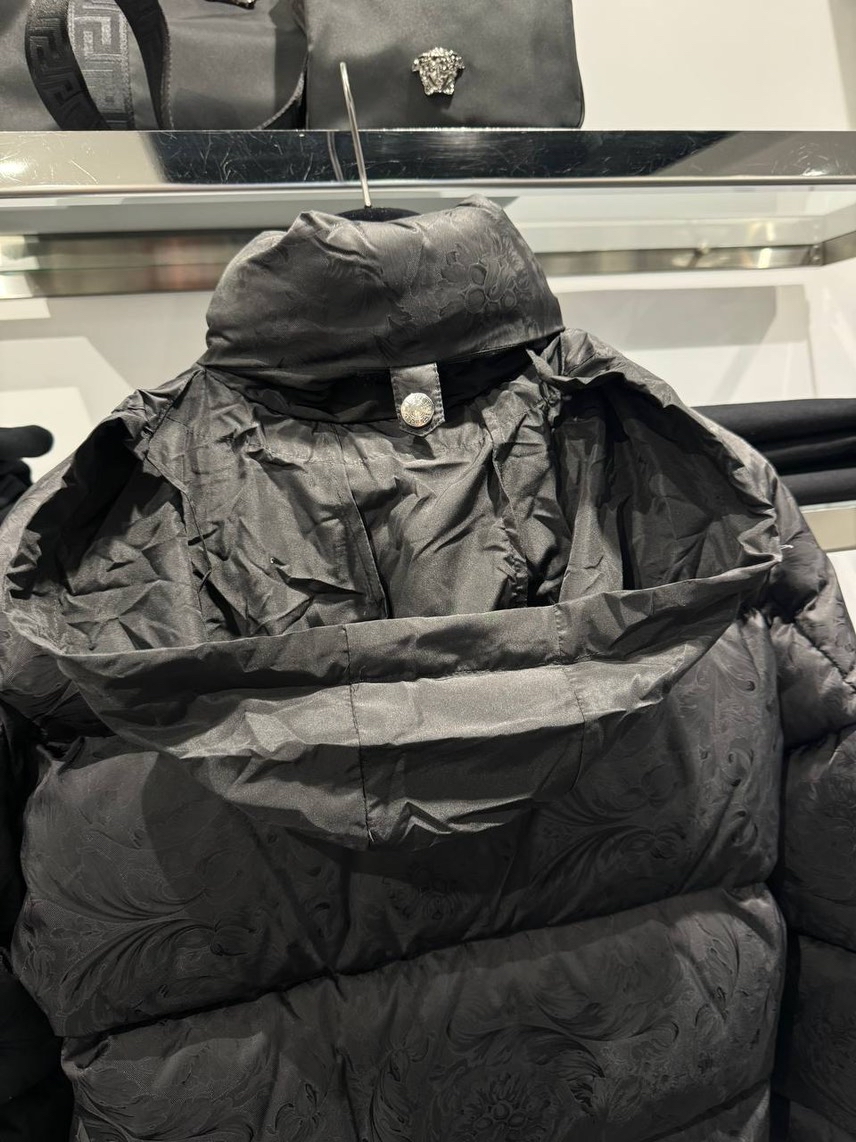 VERSACE Down jacket side view - Men's luxury Clothes