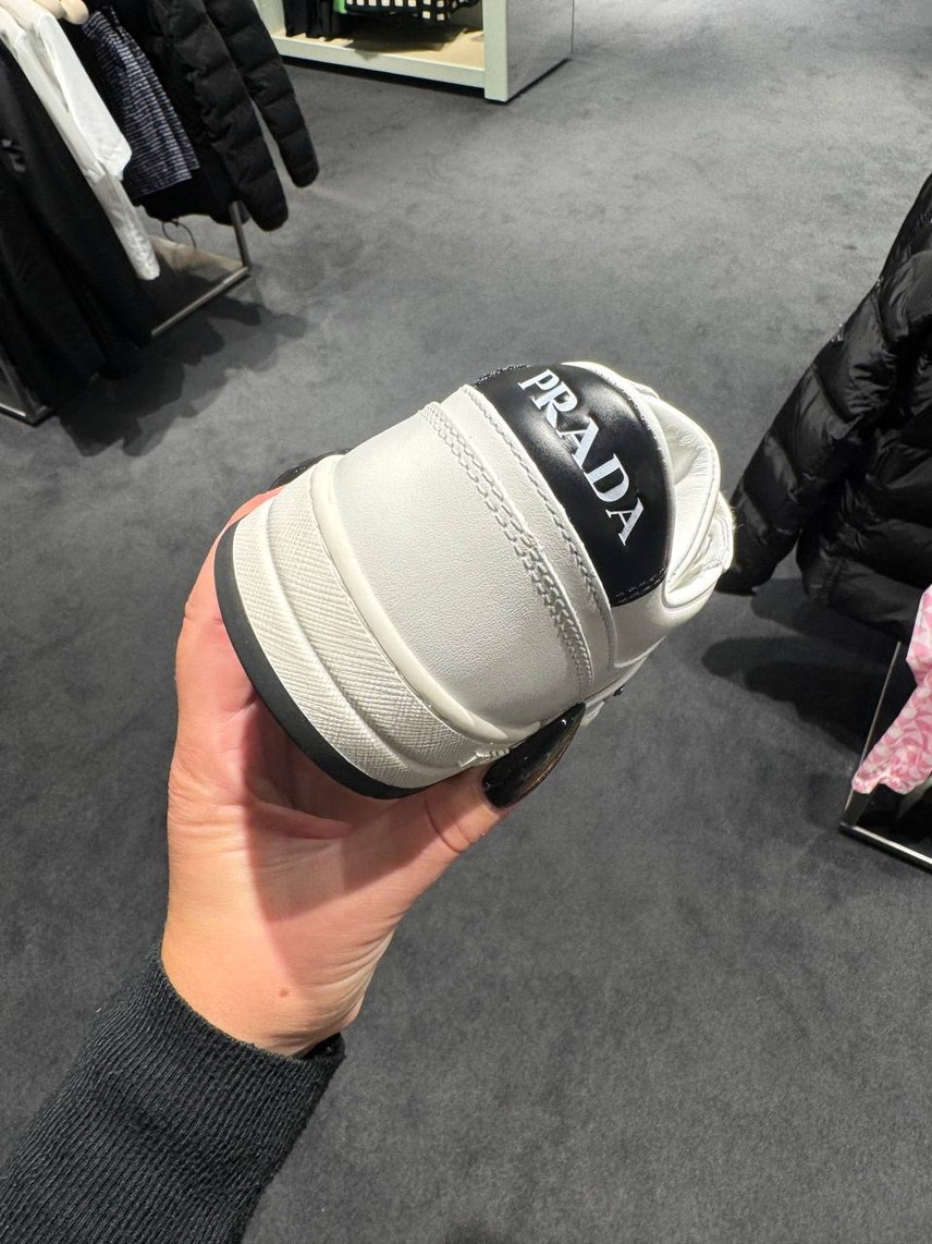 PRADA Sneakers side view - Women's luxury Shoes