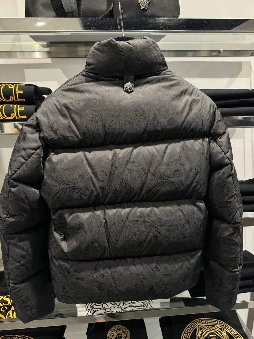 VERSACE Down jacket side view - Men's luxury Clothes