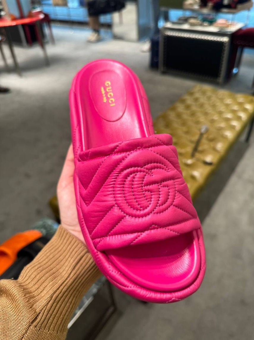 GUCCI Slides side view - Women's luxury Shoes