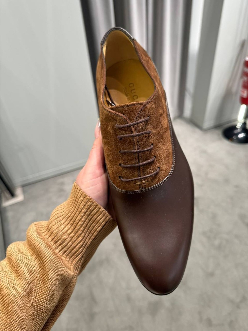 GUCCI Lace-up shoes side view - Men's luxury Shoes