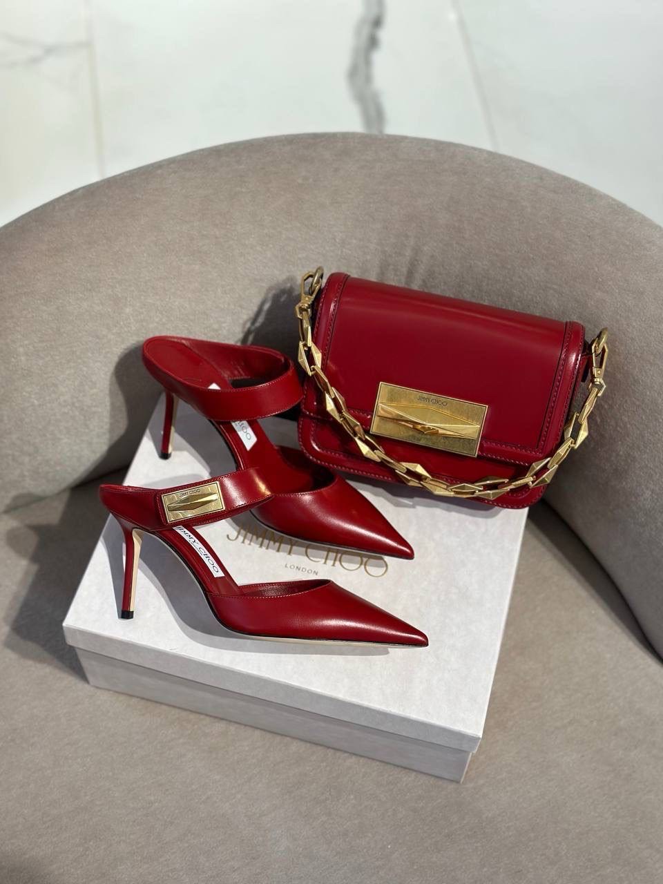 JIMMY CHOO Sandals side view - Women's luxury Shoes
