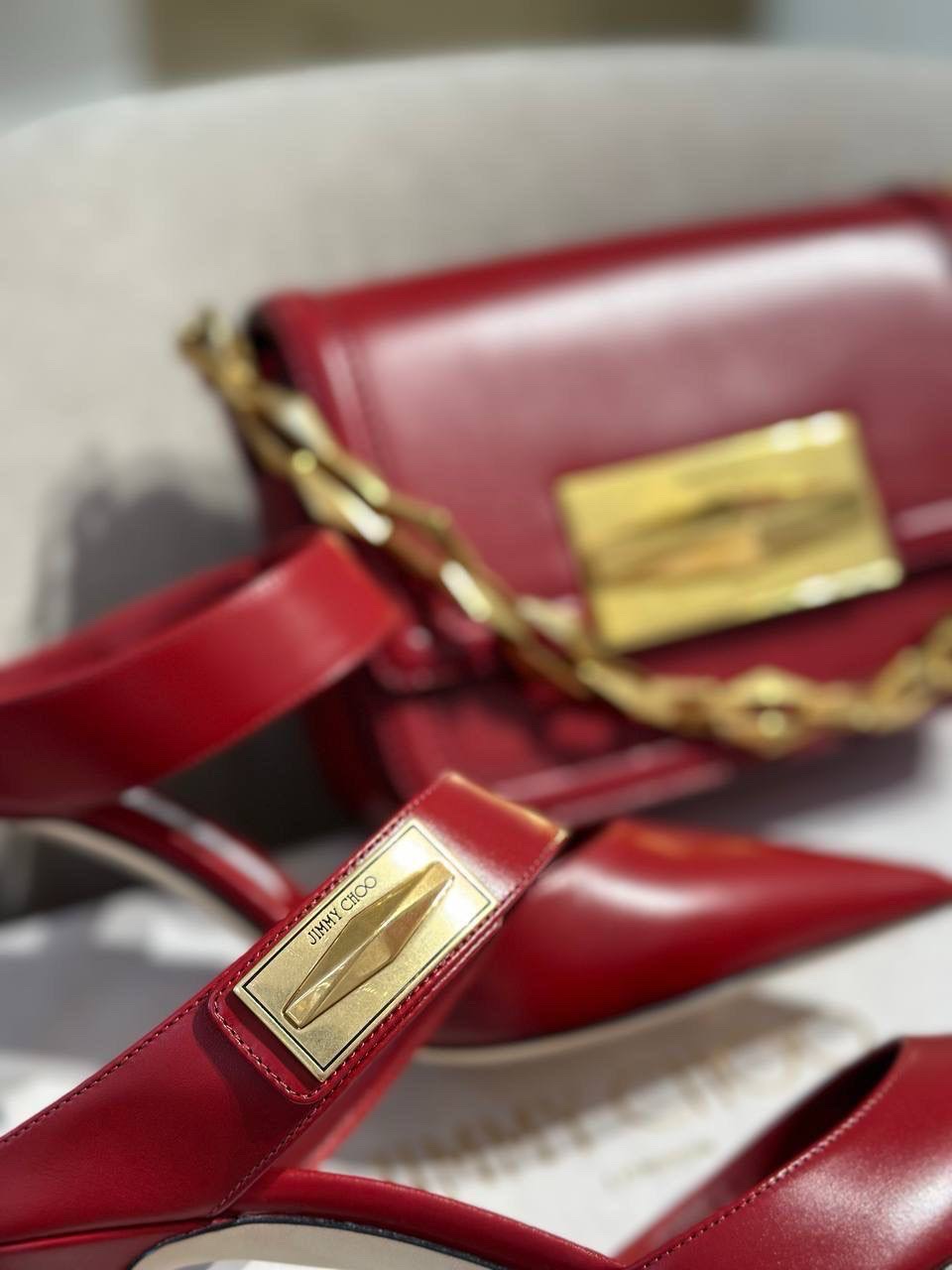 JIMMY CHOO Sandals side view - Women's luxury Shoes