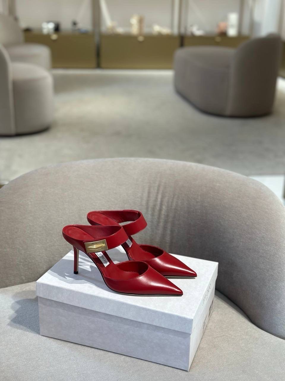 JIMMY CHOO Sandals side view - Women's luxury Shoes