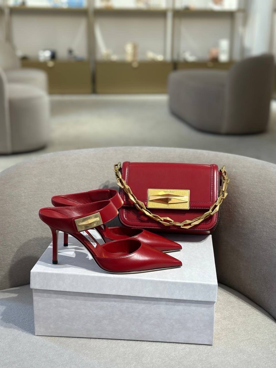 JIMMY CHOO Sandals side view - Women's luxury Shoes