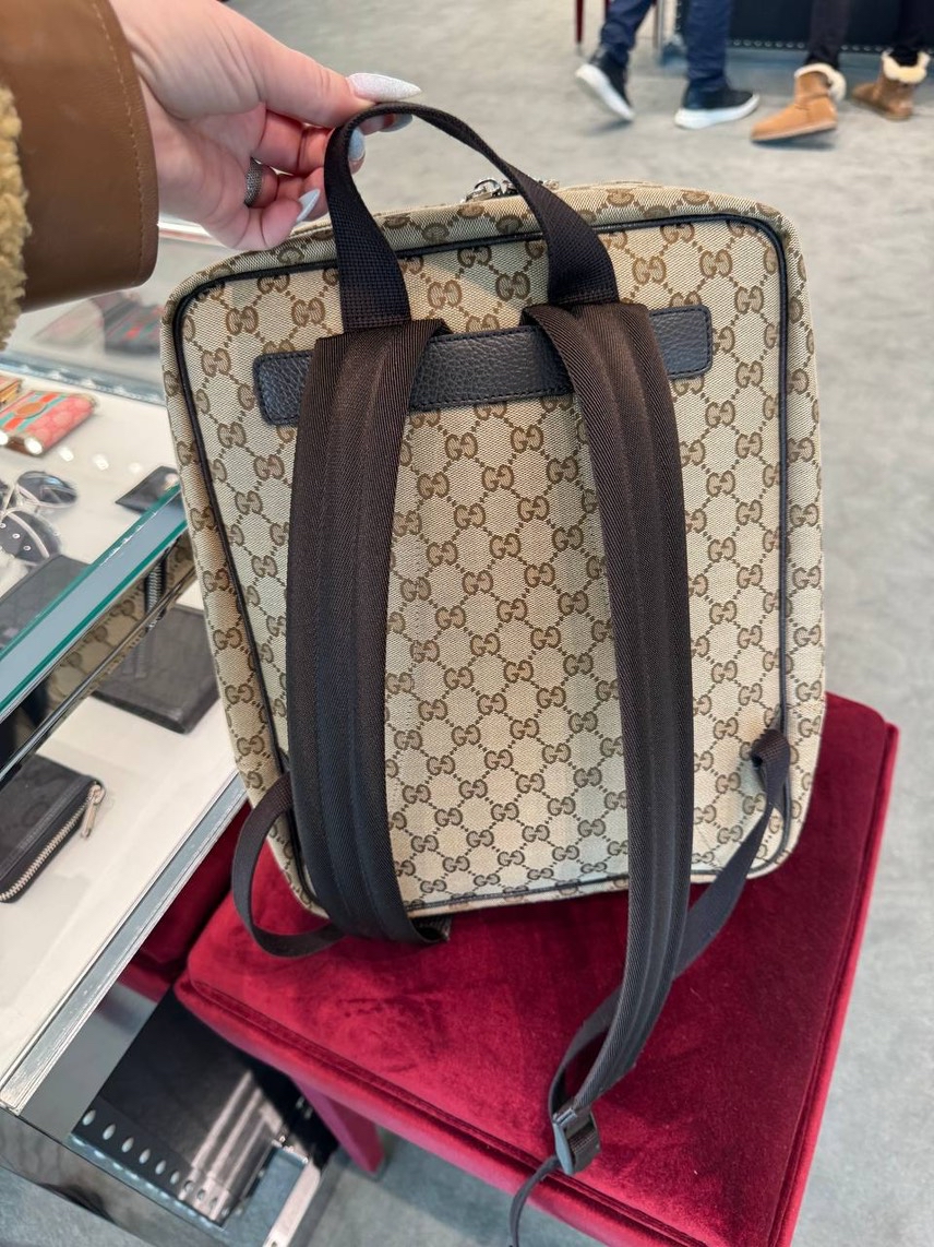 GUCCI Backpack side view - Men's luxury Bags