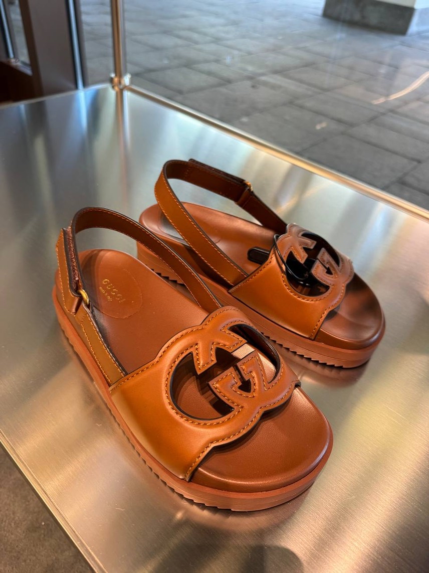 GUCCI Sandals front view - Women's luxury Shoes