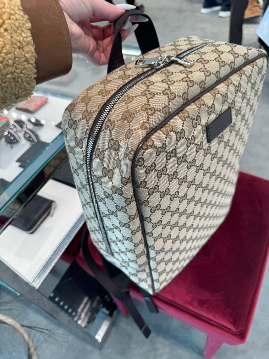GUCCI Backpack side view - Men's luxury Bags
