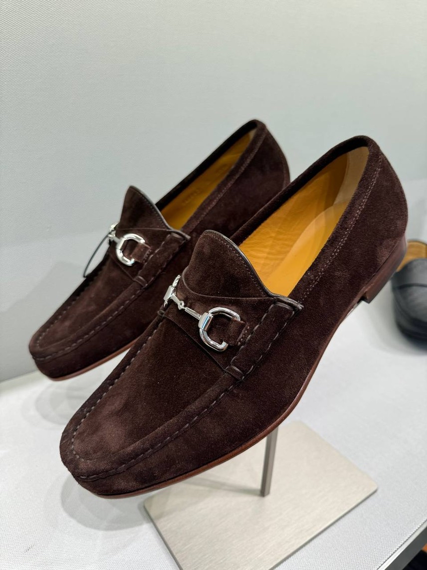 GUCCI Moccasins front view - Men's luxury Shoes