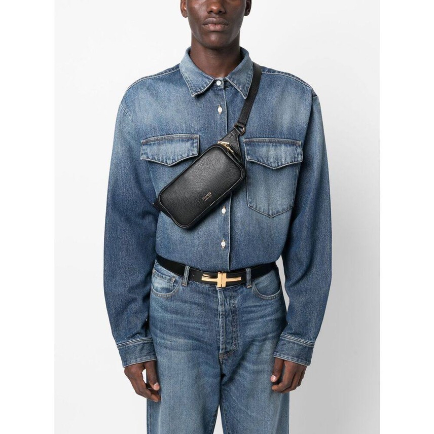 TOM FORD Messenger bags front view - Men's luxury Bags