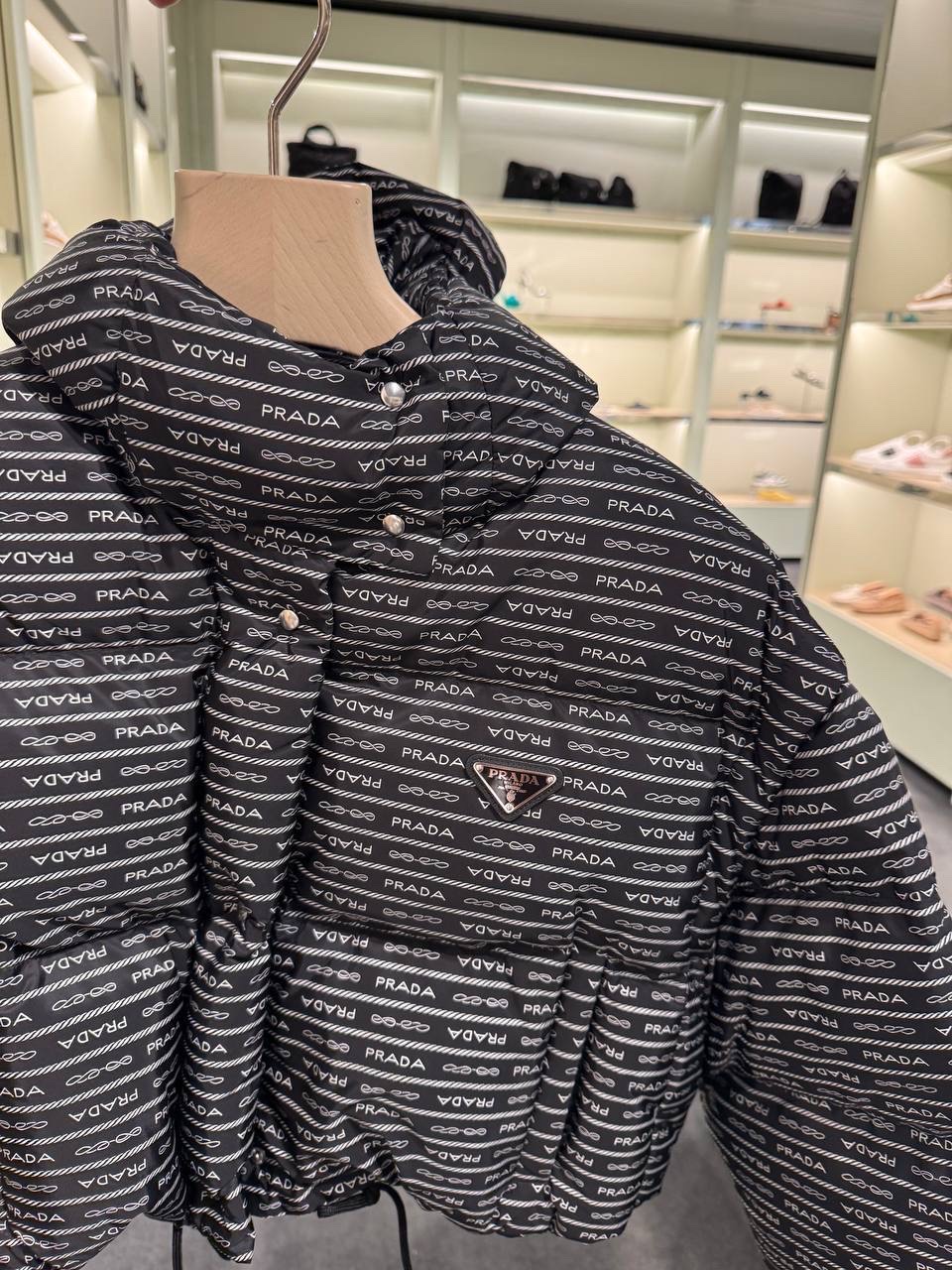 PRADA Down jacket side view - Women luxury Clothes