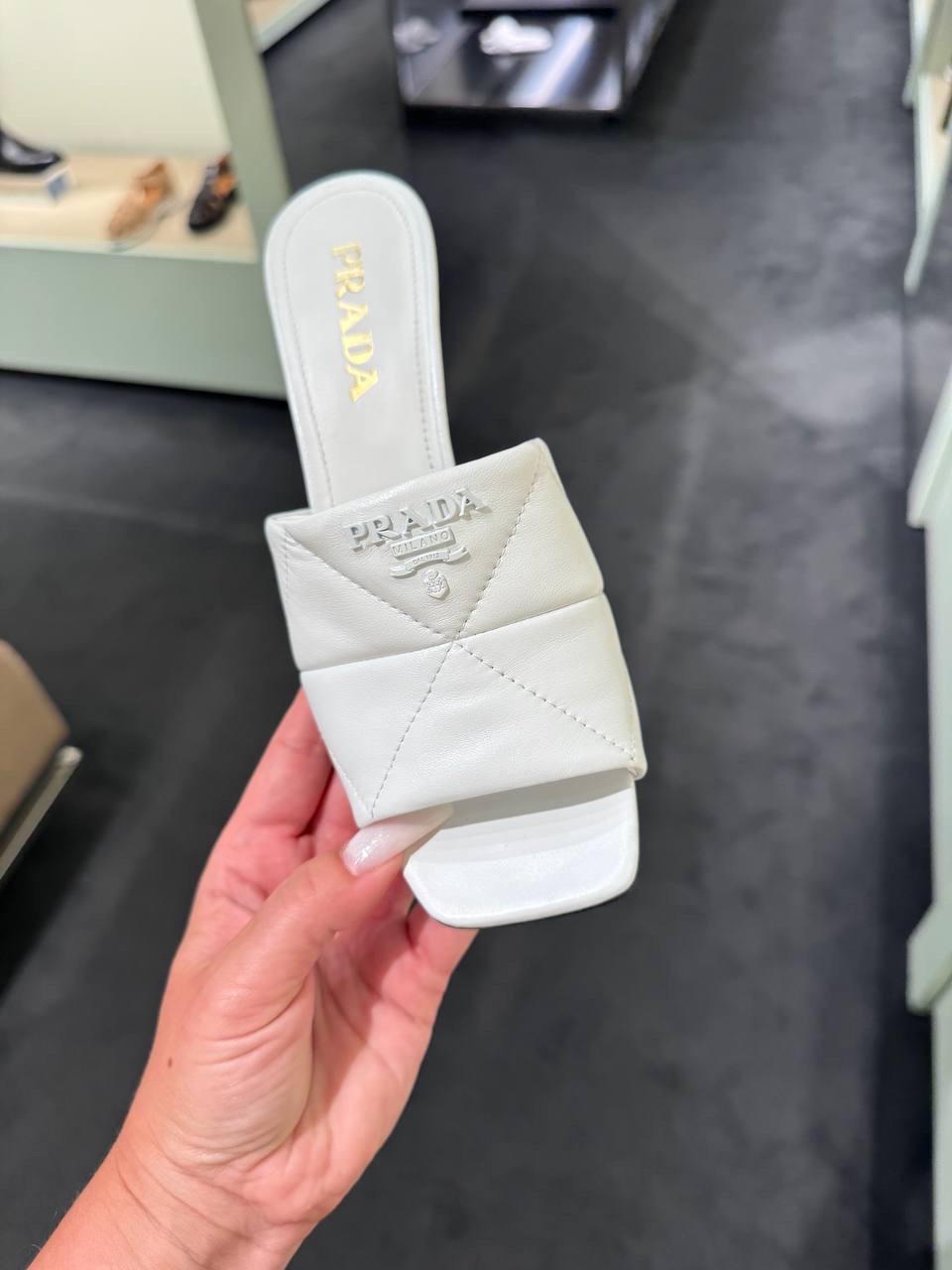 PRADA Sandals side view - Women's luxury Shoes