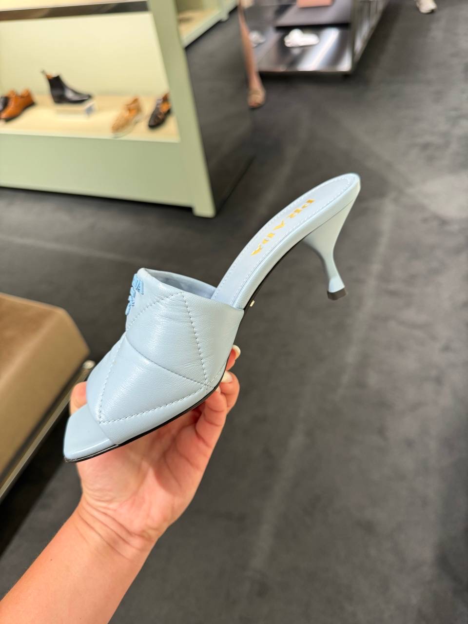 PRADA Sandals side view - Women's luxury Shoes