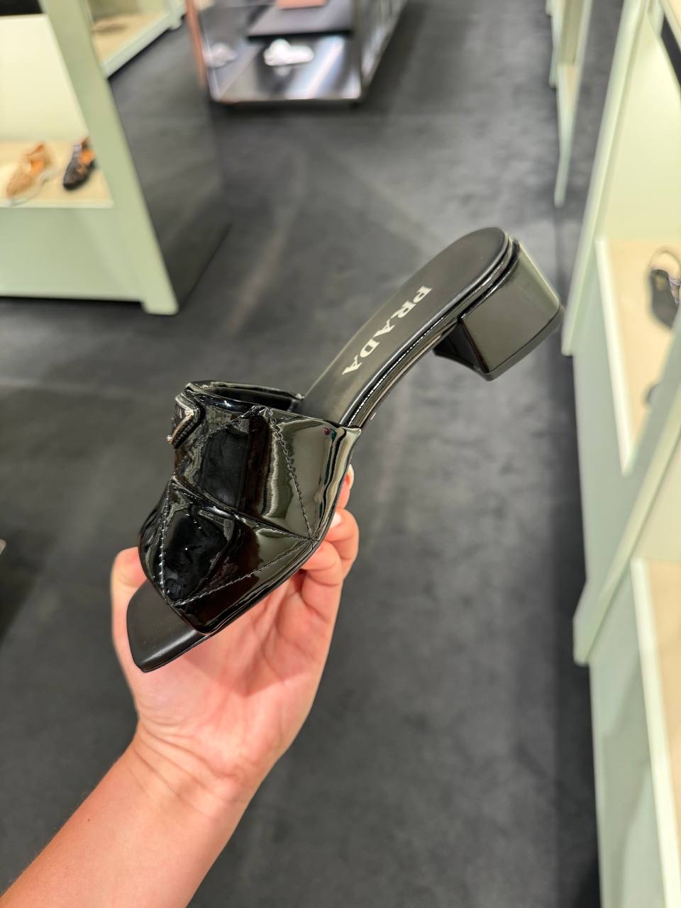 PRADA Sandals side view - Women's luxury Shoes