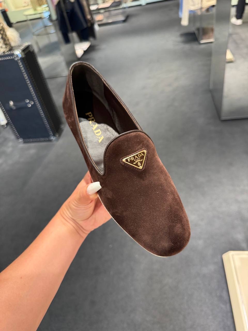 PRADA Moccasins front view - Women's luxury Shoes