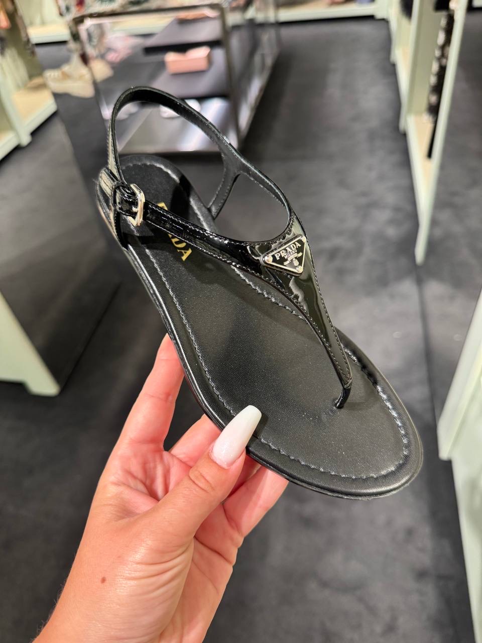 PRADA Sandals front view - Women's luxury Shoes