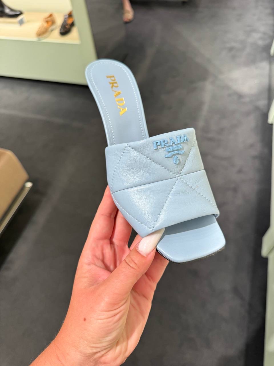PRADA Sandals side view - Women's luxury Shoes