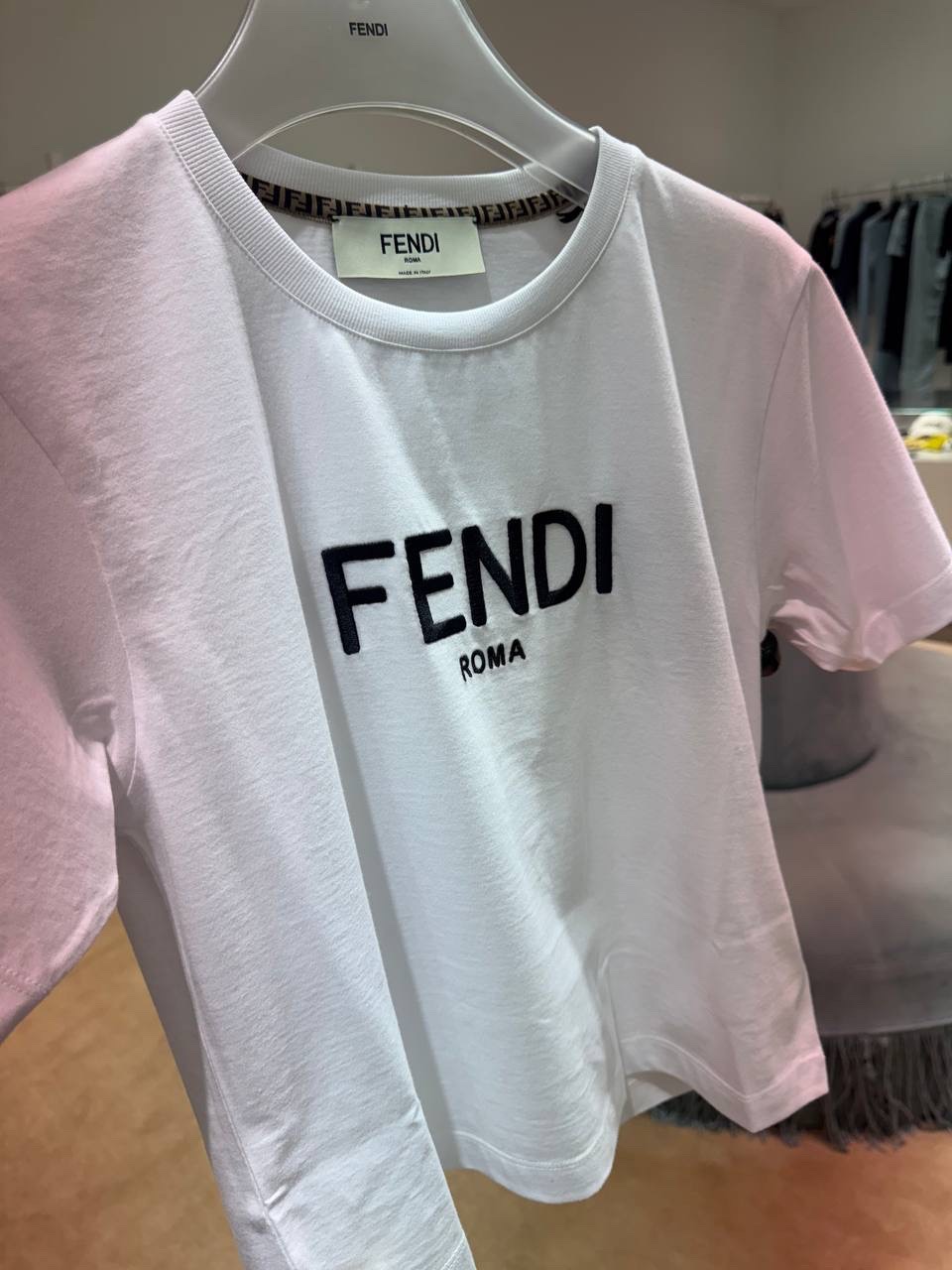 FENDI T-shirt and Polo side view - Women's luxury Clothes
