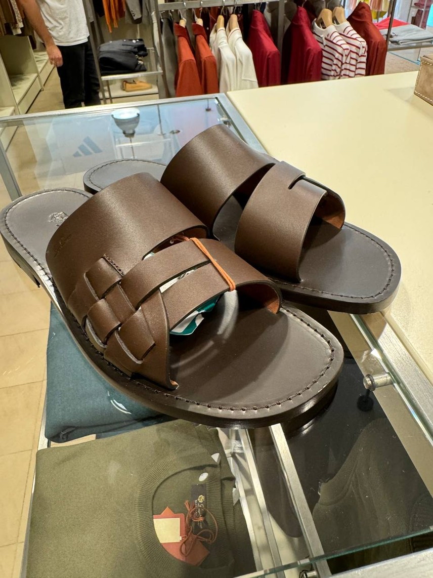 LORO PIANA Sandals side view - Men's luxury Shoes