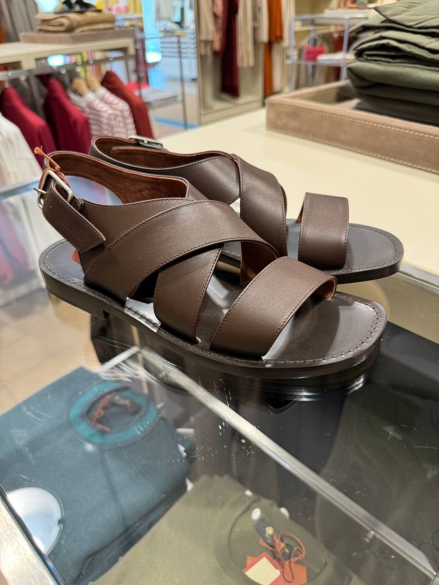 LORO PIANA Sandals side view - Men's luxury Shoes