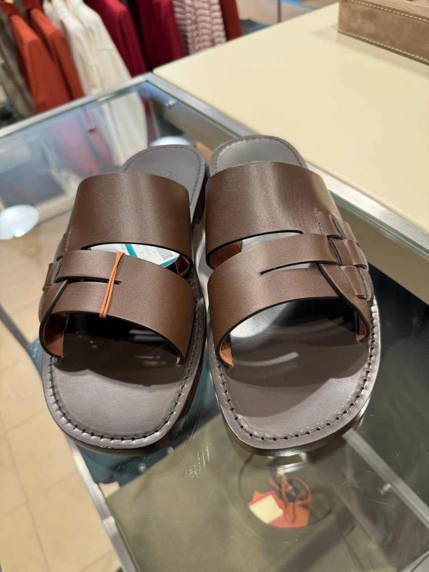 LORO PIANA Sandals side view - Men's luxury Shoes