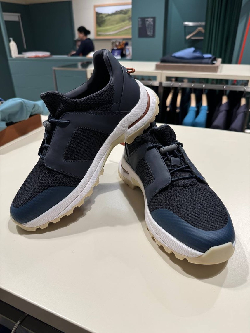 LORO PIANA Sneakers front view - Men's luxury Shoes