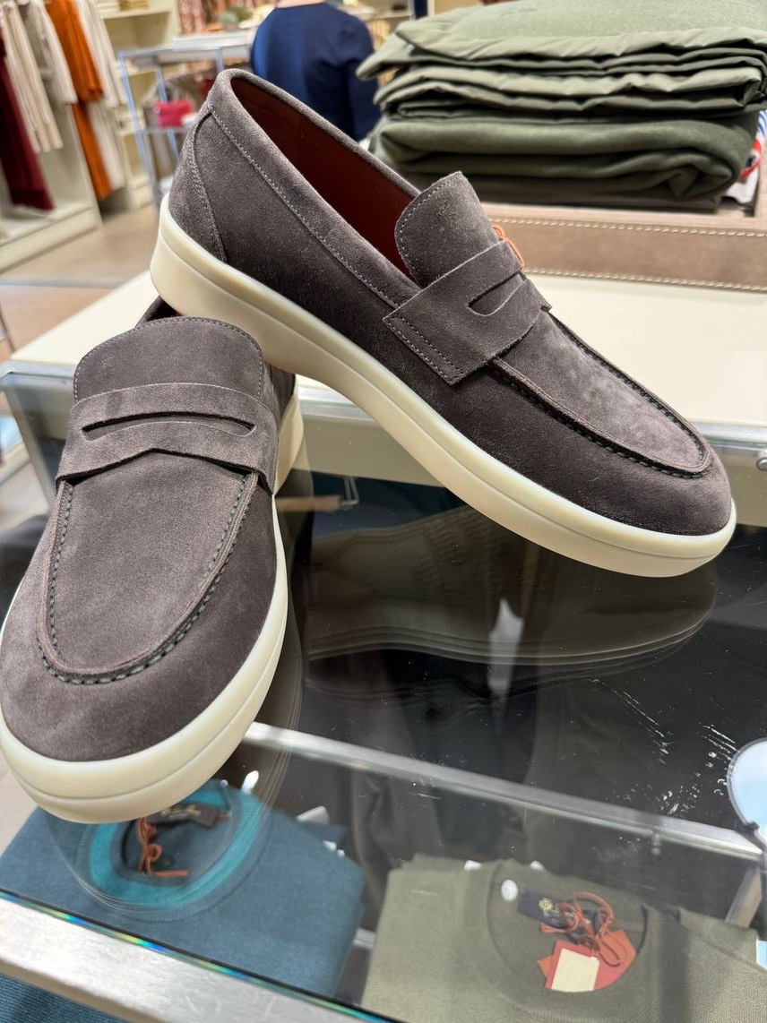 LORO PIANA Moccasins front view - Men's luxury Shoes