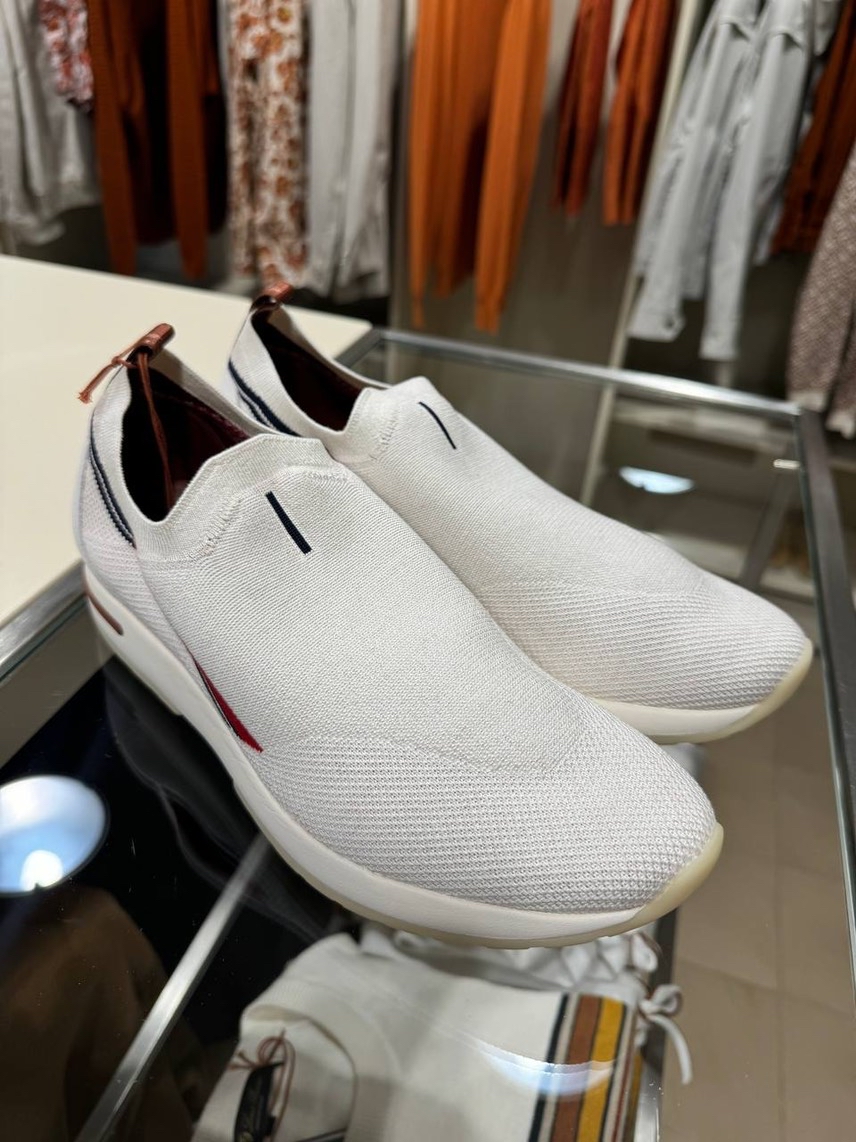 LORO PIANA Sneakers front view - Men's luxury Shoes