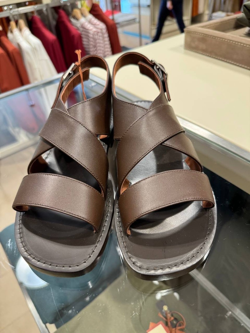 LORO PIANA Sandals side view - Men's luxury Shoes