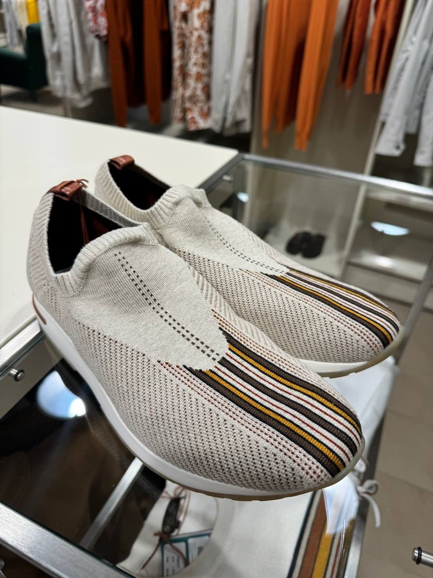 LORO PIANA Sneakers front view - Men's luxury Shoes