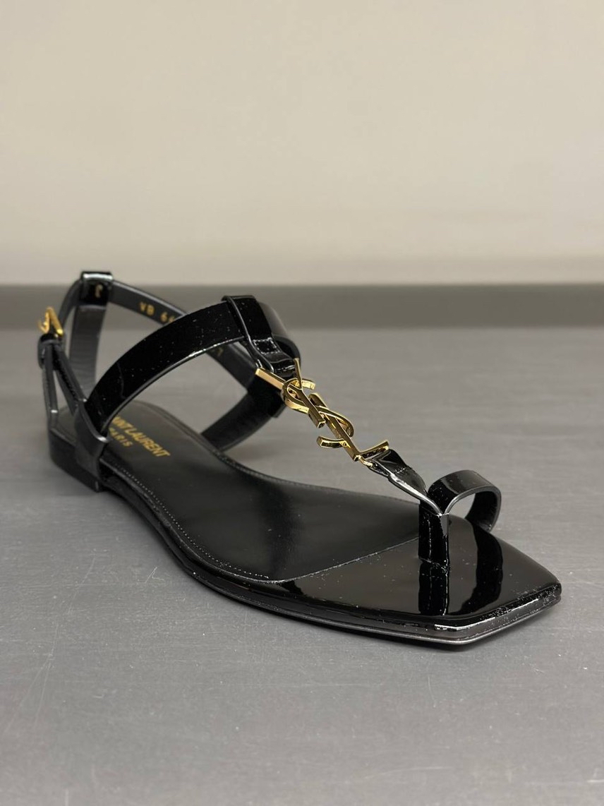 YVES SAINT LAURENT Slides front view - Women's luxury Shoes