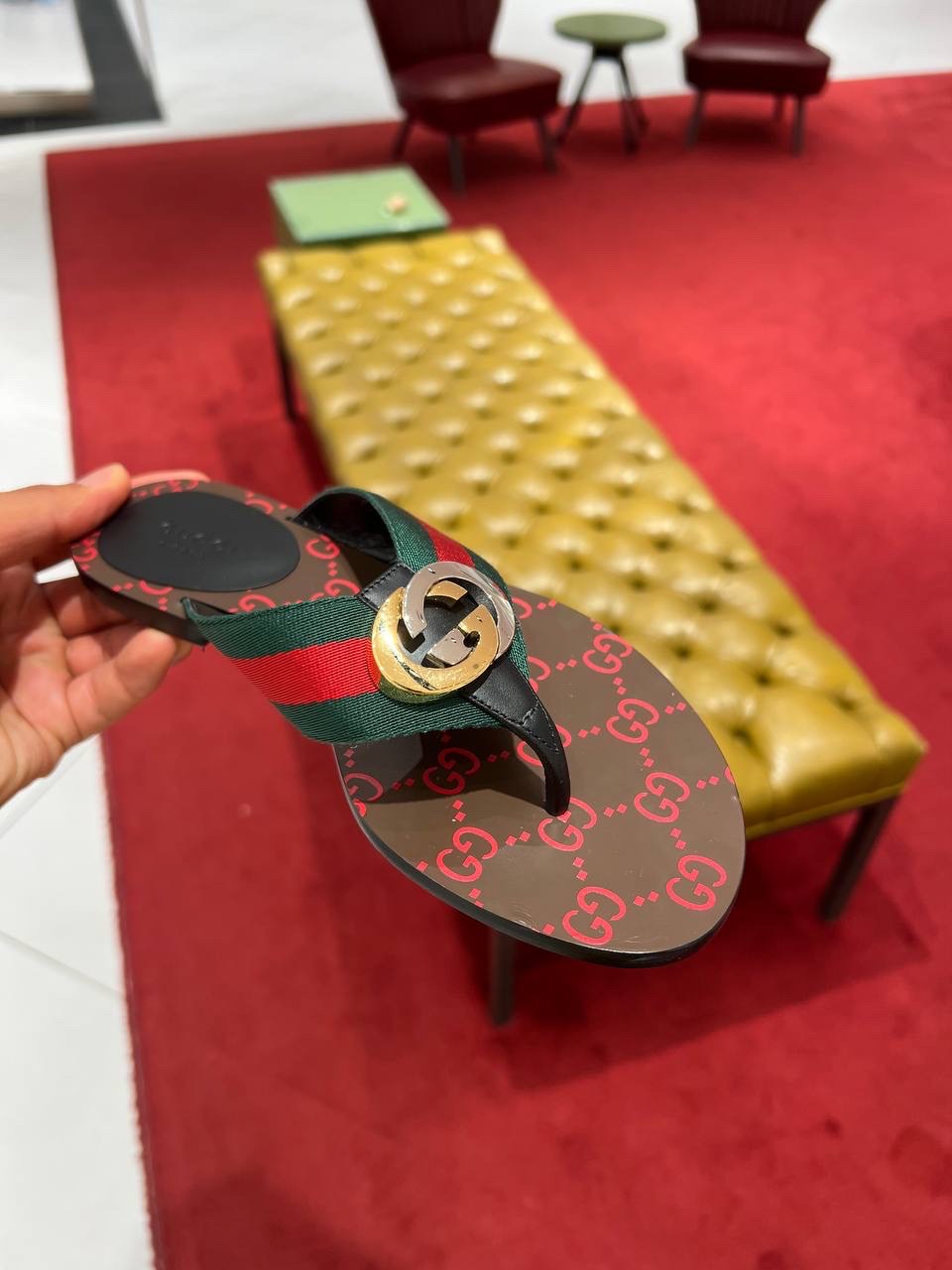 GUCCI Slides side view - Women's luxury Shoes