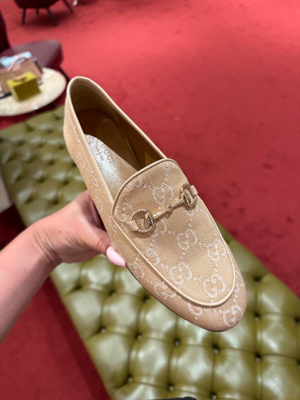 GUCCI Moccasins side view - Women's luxury Shoes