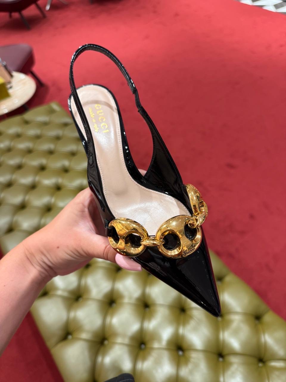 GUCCI Sandals side view - Women's luxury Shoes