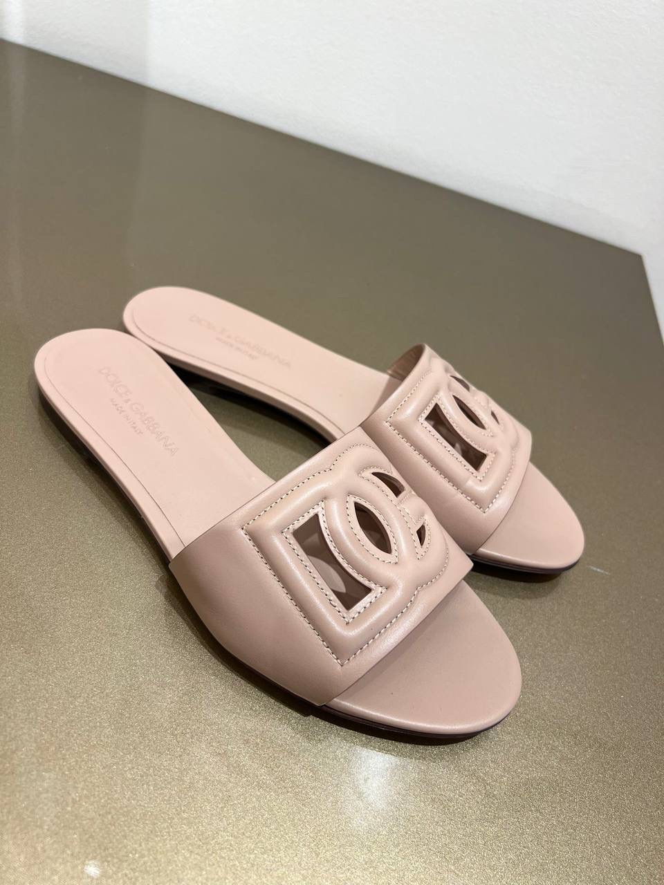 DOLCE & GABBANA Slides side view - Women's luxury Shoes