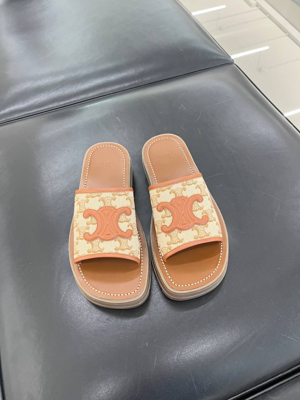 CELINE Slides side view - Women's luxury Shoes