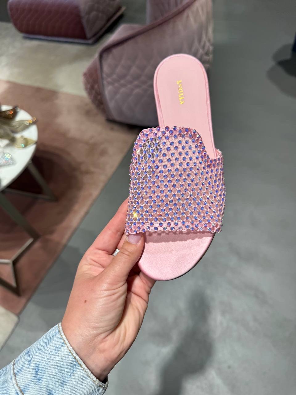 LE SILLA Slides side view - Women's luxury Shoes