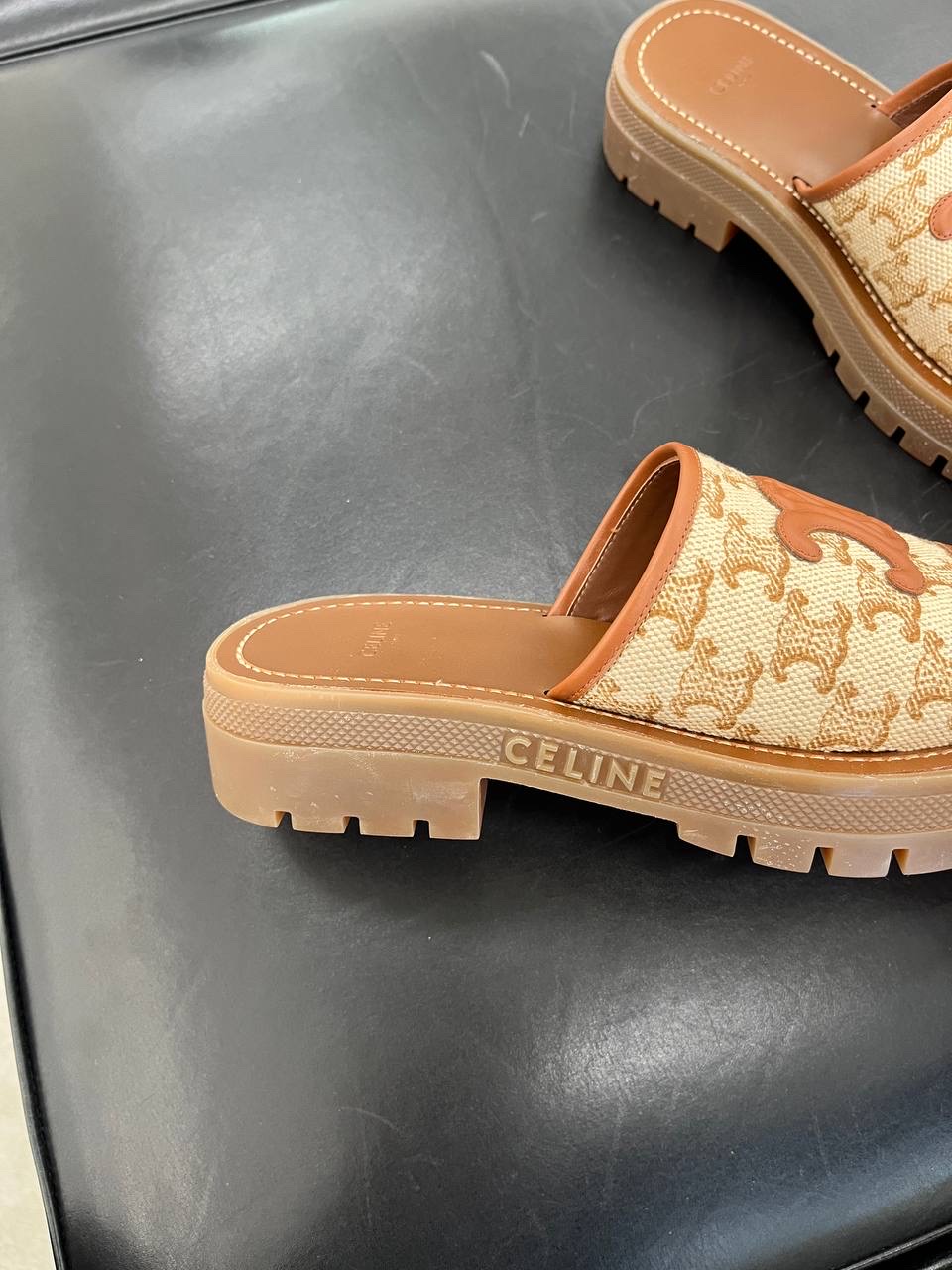 CELINE Slides side view - Women's luxury Shoes