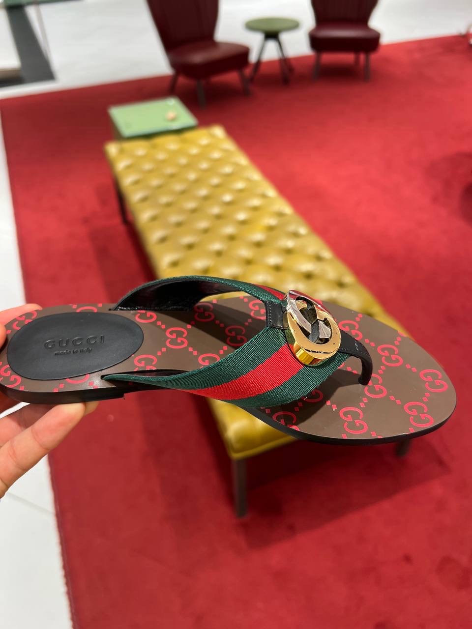 GUCCI Slides side view - Women's luxury Shoes