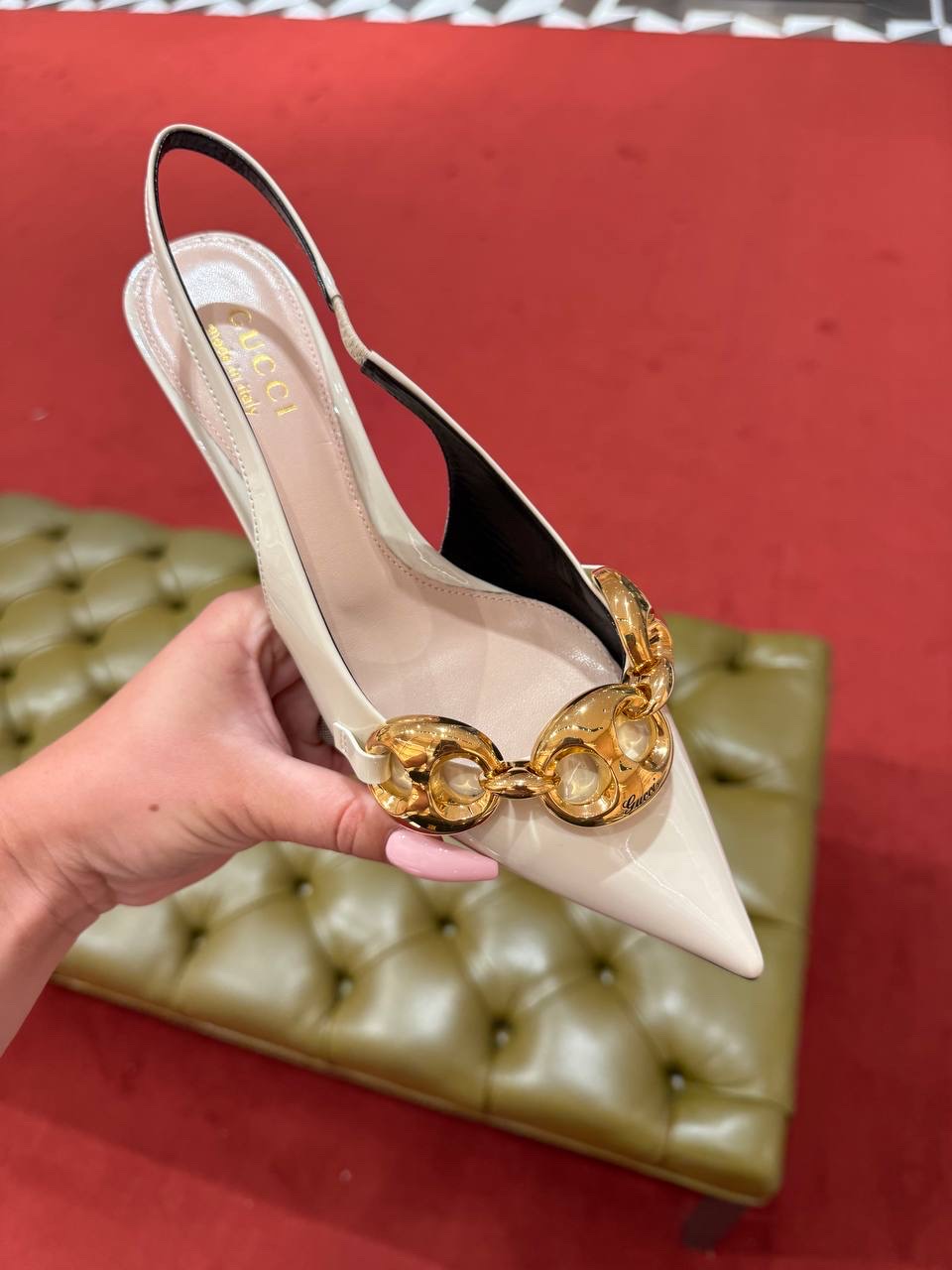 GUCCI Sandals side view - Women's luxury Shoes