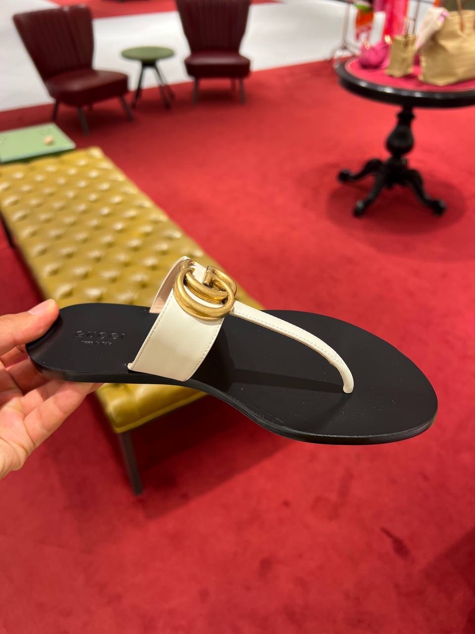 GUCCI Slides side view - Women's luxury Shoes