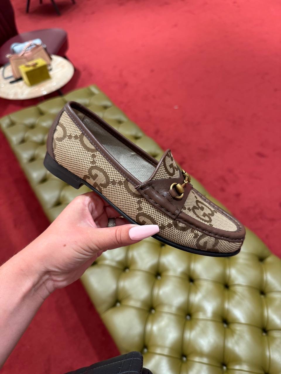 GUCCI Moccasins front view - Women's luxury Shoes
