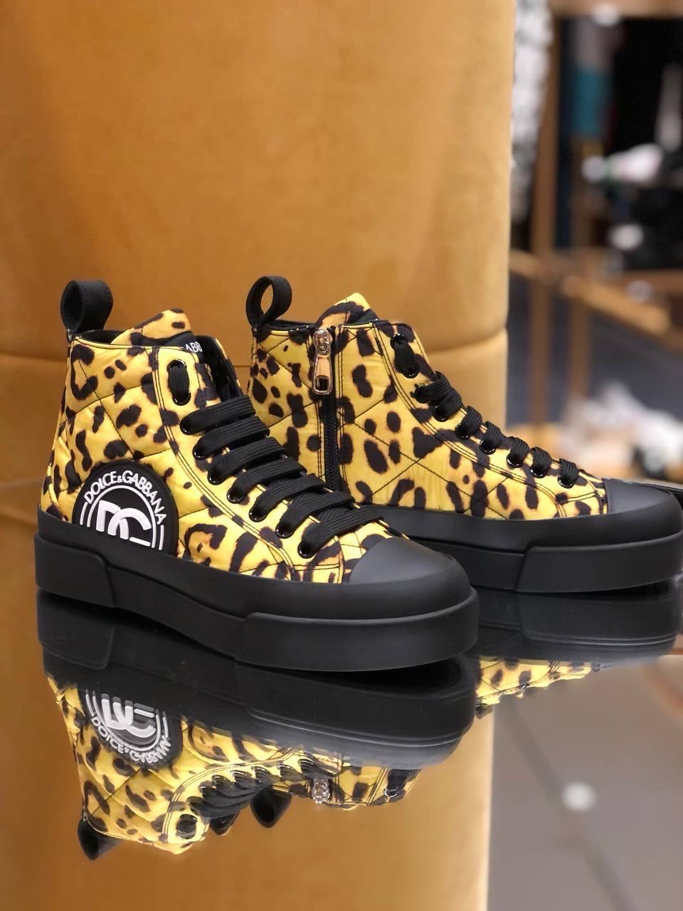 DOLCE & GABBANA Sneakers side view - Women's luxury Shoes