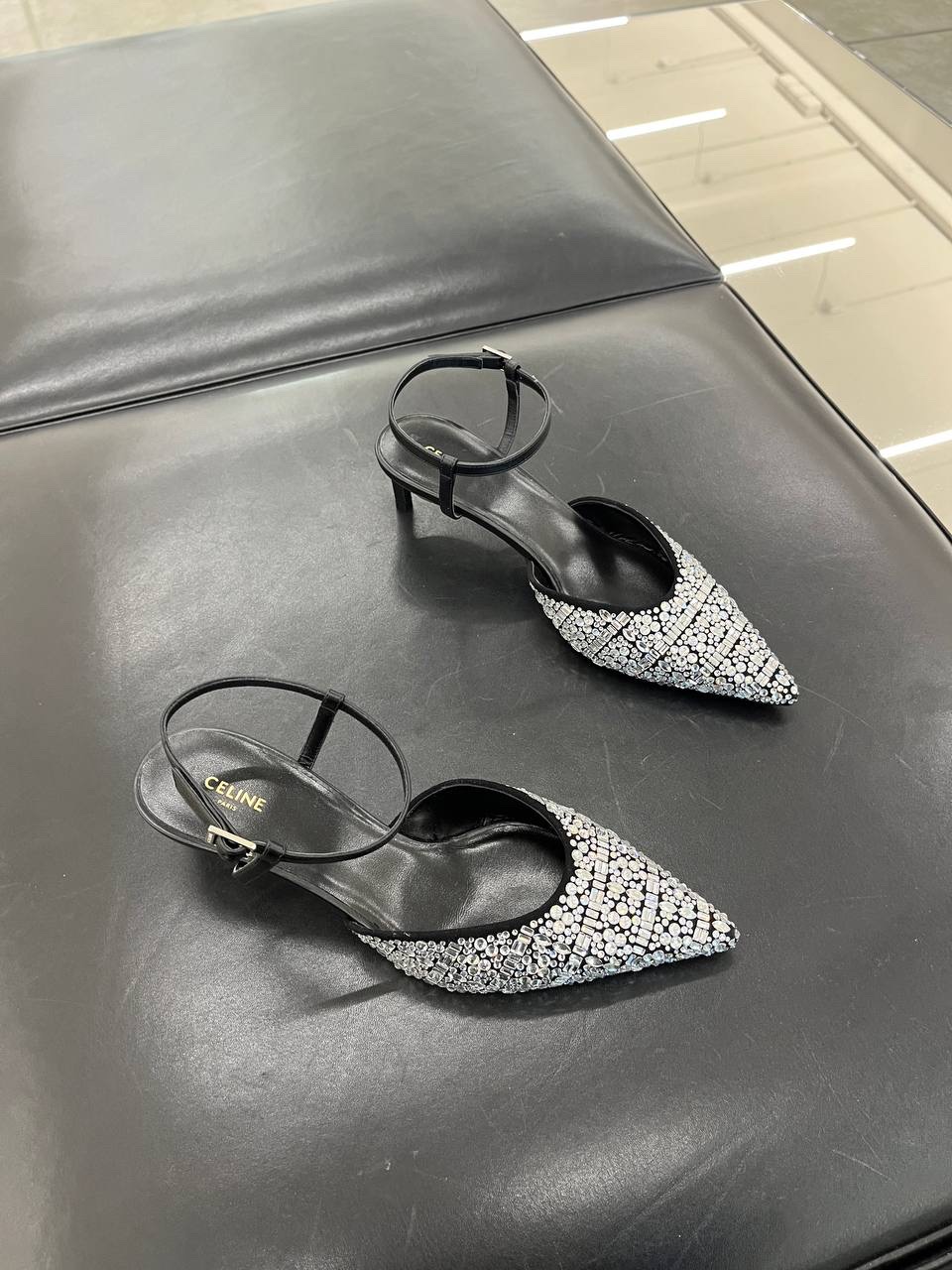 CELINE Sandals side view - Women's luxury Shoes