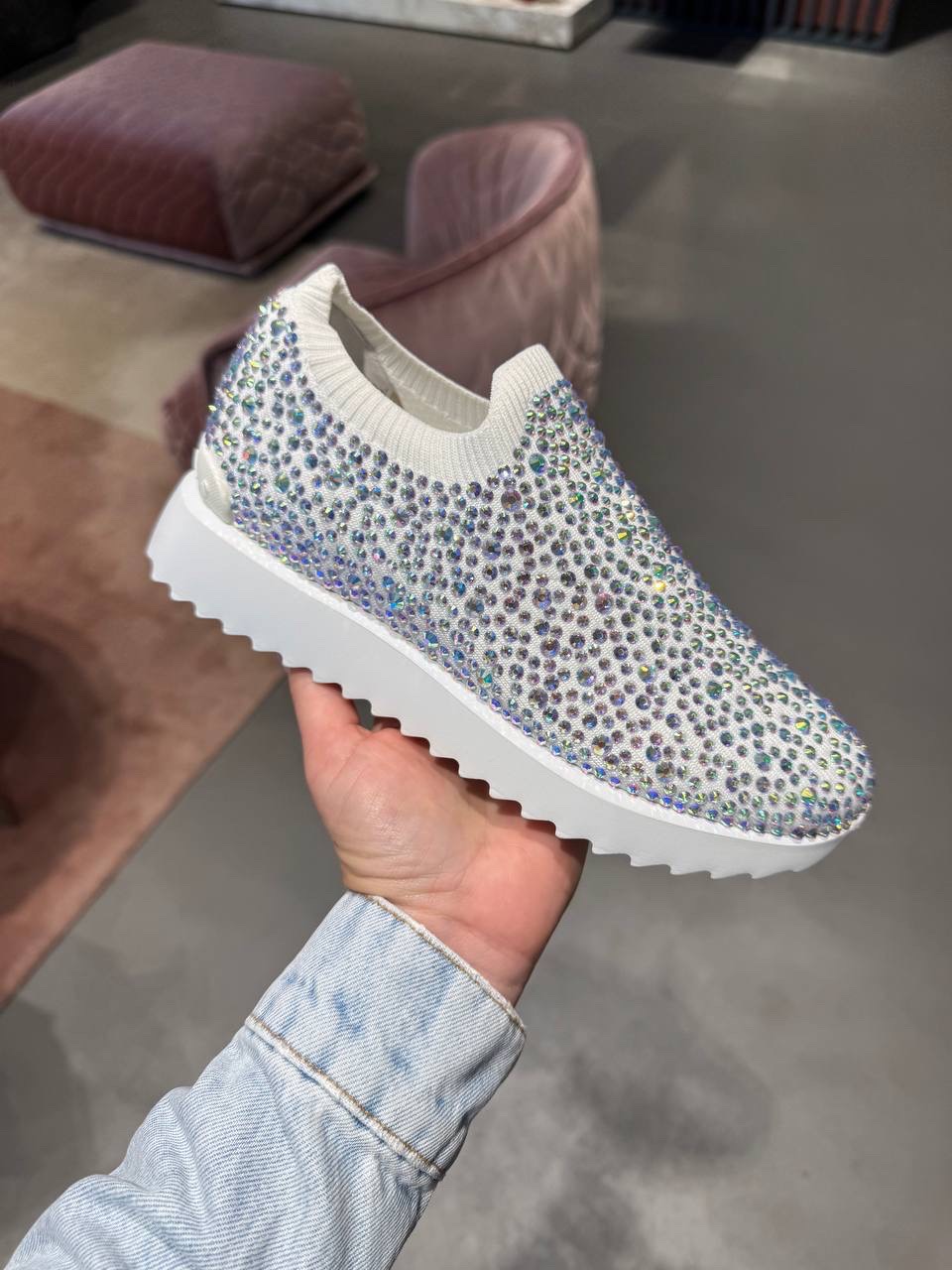 LE SILLA Sneakers front view - Women's luxury Shoes