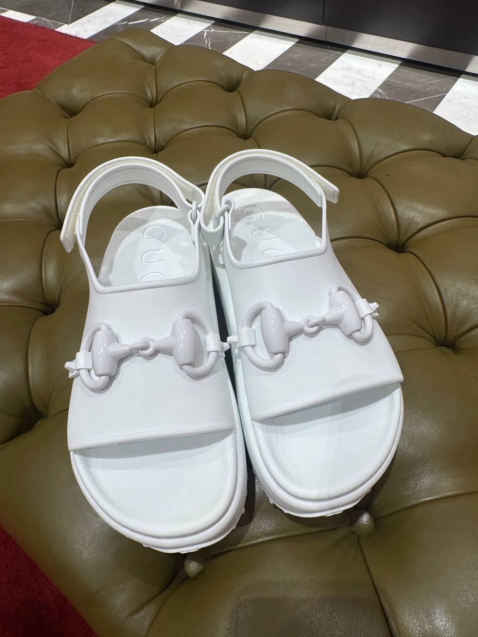 GUCCI Sandals side view - Women's luxury Shoes