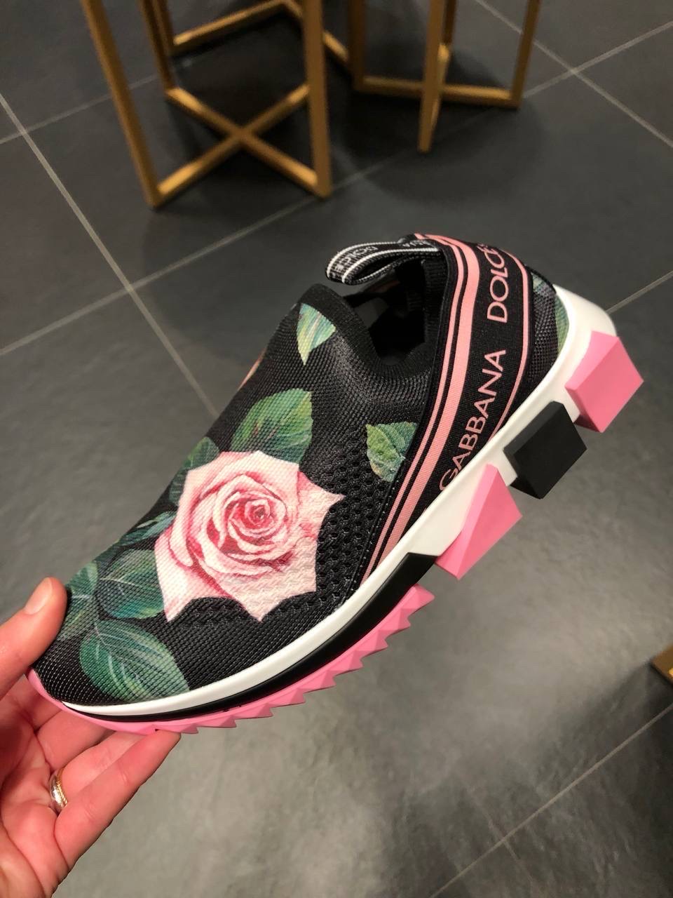 DOLCE & GABBANA Sneakers side view - Women's luxury Shoes