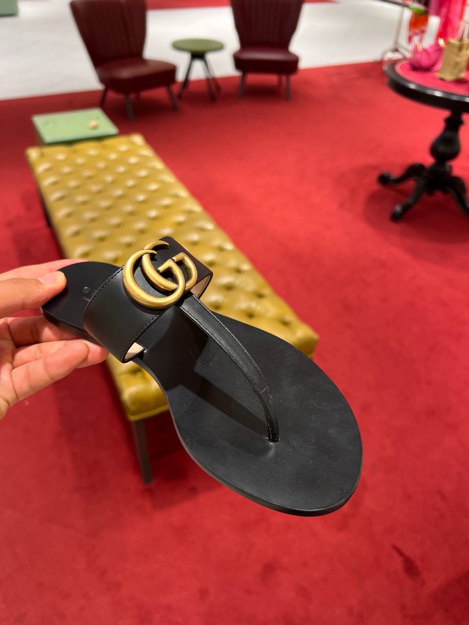 GUCCI Slides side view - Women's luxury Shoes