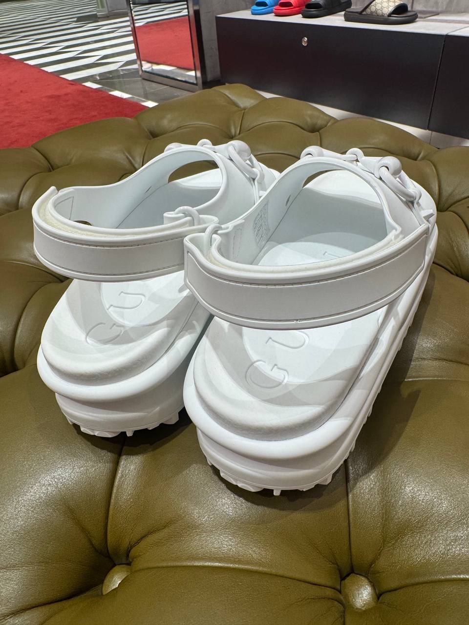 GUCCI Sandals side view - Women's luxury Shoes